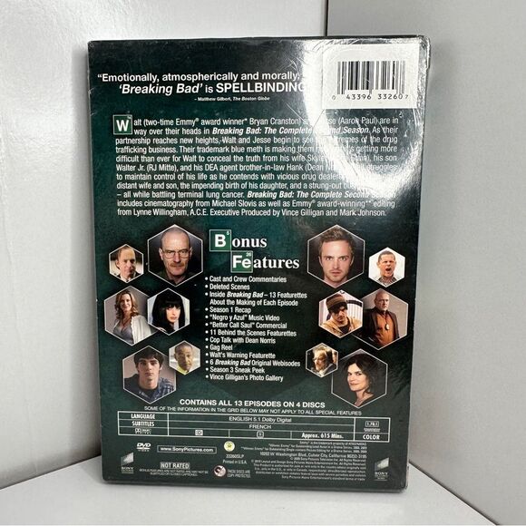 NWT Breaking Bad: The Complete Second Season (4 Discs) - Picture 4 of 4